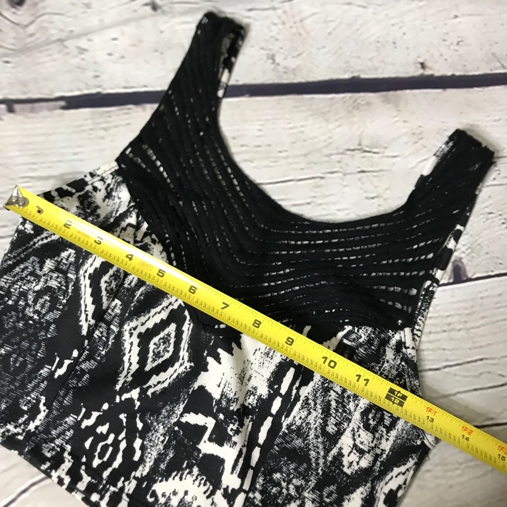 Elodie S Boho Bohemian Aztec Pattern Crop Top - image 7